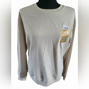 BONGO Cream Sweater with Gold Sequin Design
